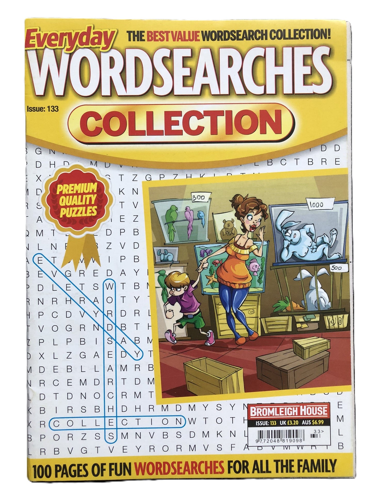 Wordsearch Puzzles New Various Issues