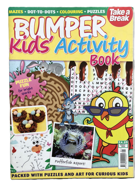 Take a Break Bumper Kids' Activity Book Two Different Issues