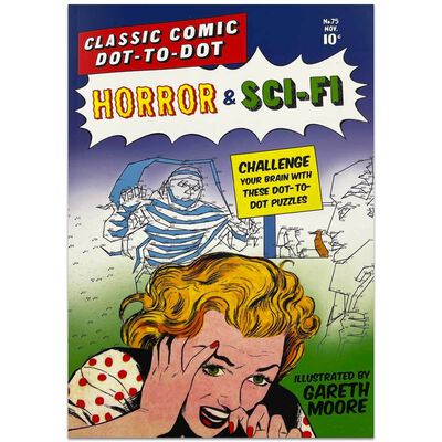Classic Comic Dot-To-Dot: Horror & Sci-Fi