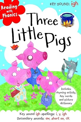 Three Little Pigs – Reading with Phonics Paperback