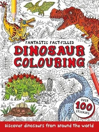 Dinosaurs (Around the World Colouring) Paperback