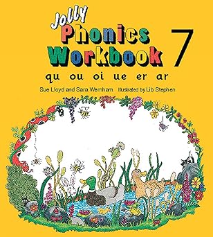 Jolly Phonics Workbook 7: In Precursive Letters (British English Edition) Paperback