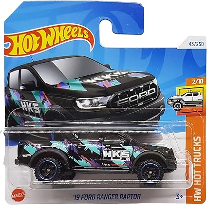 Hot Wheels 19 Ford Ranger Raptor 2/10 HW Hot Trucks (43/250) HTD05