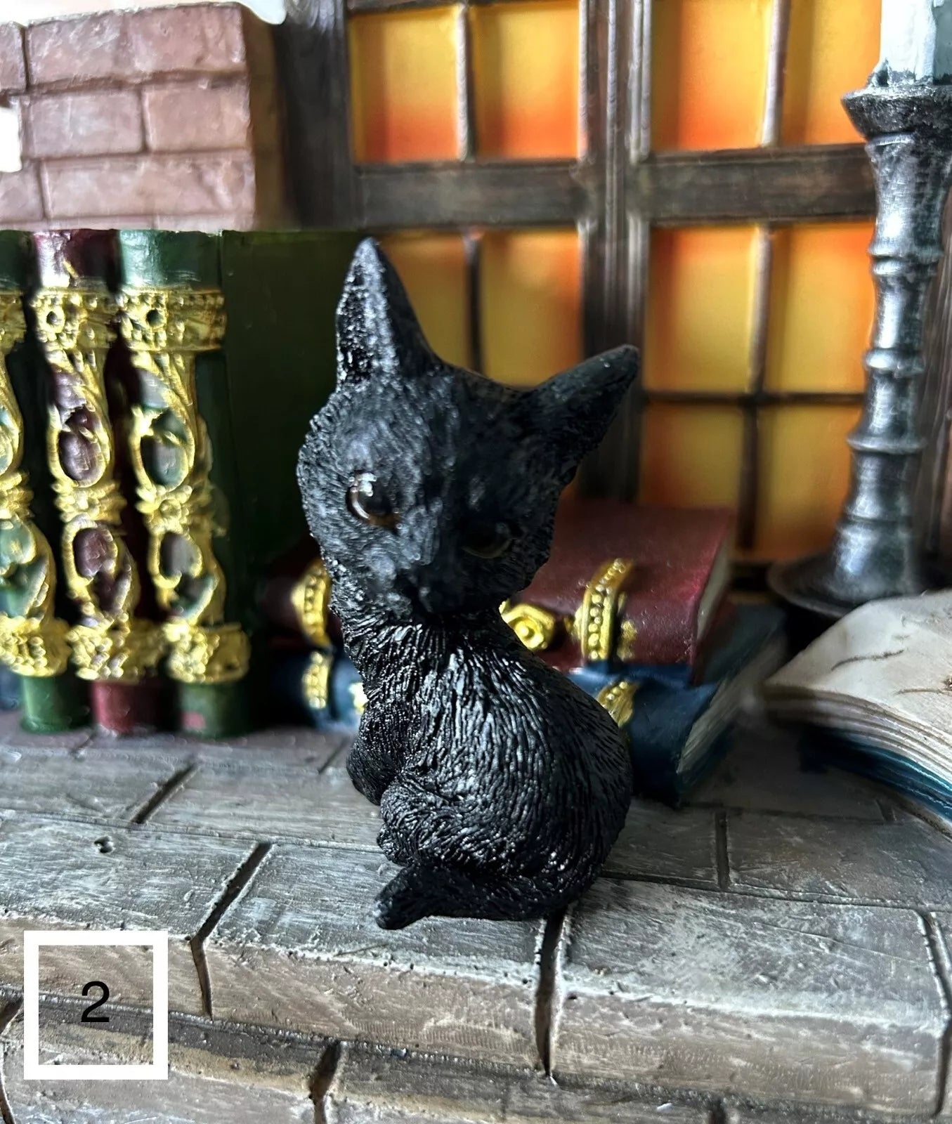 Black Cat Resin Ornament Figurine Single/Set - 12 Different Designes
