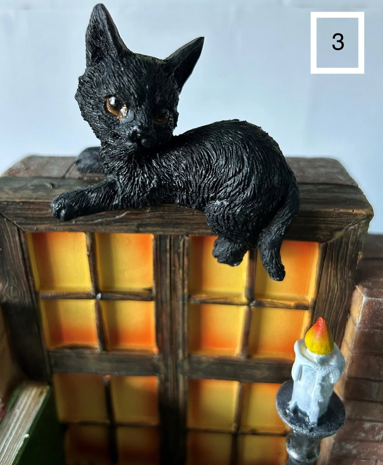 Black Cat Resin Ornament Figurine Single/Set - 12 Different Designes
