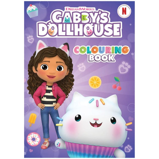 Gabby's Dollhouse Colouring Book Paperback Over 60 Pages to Colour