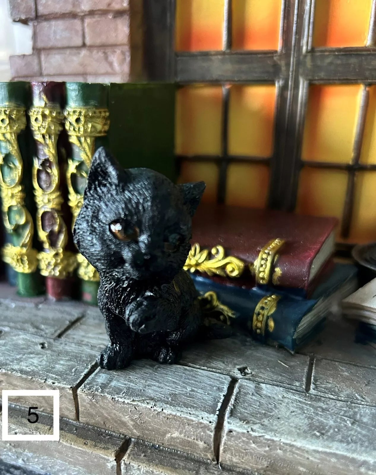 Black Cat Resin Ornament Figurine Single/Set - 12 Different Designes