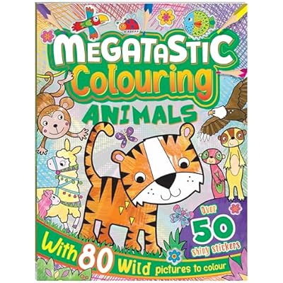Megatastic Colouring Book: Animals Paperback