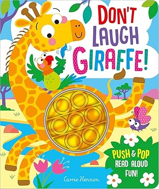 Don’t Laugh Giraffe! (Stephanie Ward, 2023) Sensory Board Book