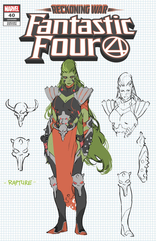 Fantastic Four: Reckoning War #40 Silva Variant by Dan Slott & Rachael Slott (Paperback, 2022)