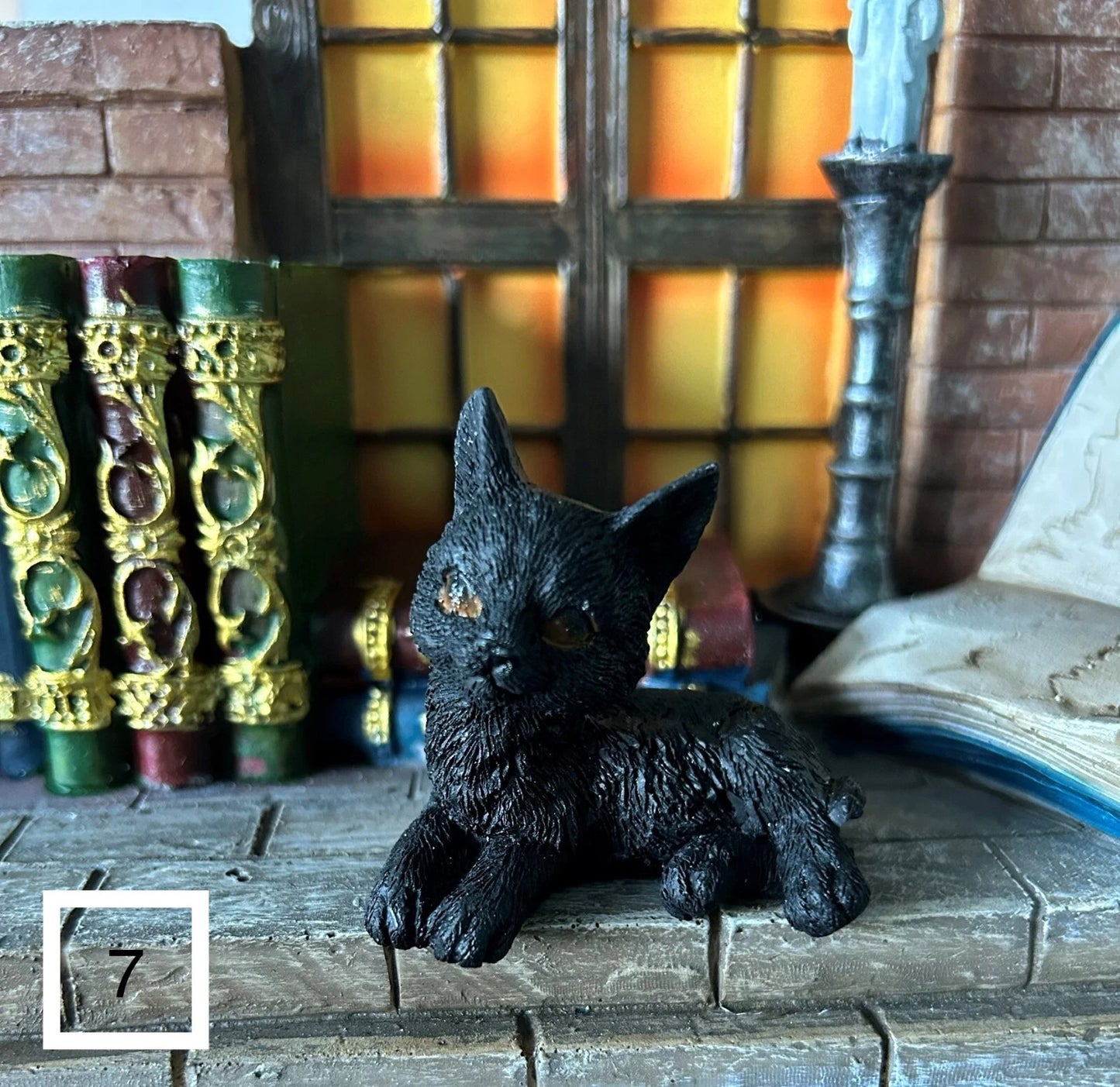 Black Cat Resin Ornament Figurine Single/Set - 12 Different Designes
