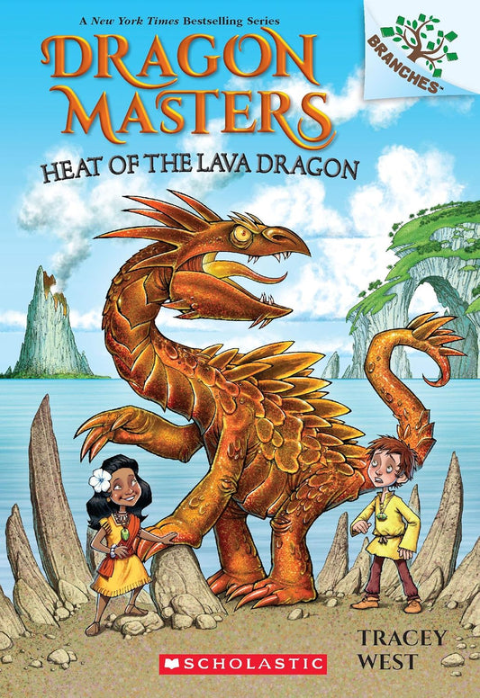 Dragon Masters #18: Heat of the Lava Dragon: A Branches Book Paperback by Tracey West