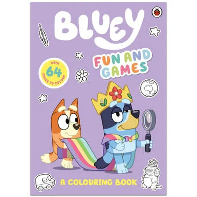 Bluey Fun and Games Colouring Book