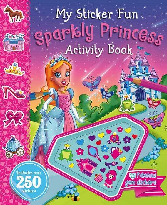 Sparkly Princess Activity Book (My Sticker Fun) by Stephanie Drake (Paperback, 2015)