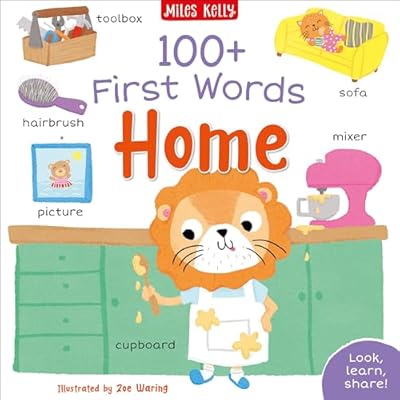 100+ First Words: Home by Miles Kelly (Paperback, 2022)