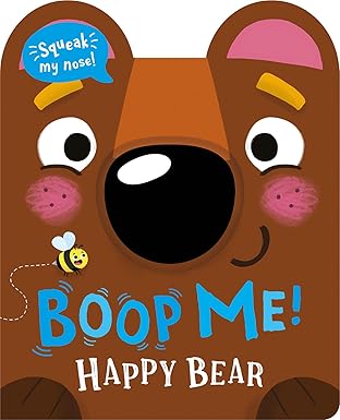 Boop Me! Happy Bear by Claire Baker (Board Book, 2023)