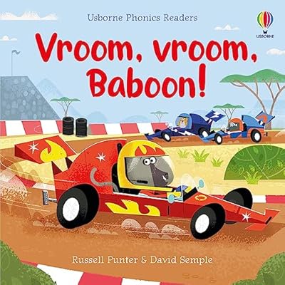 Vroom, vroom, Baboon! (Usborne Phonics Readers) by Russell Punter (Paperback, 2024)