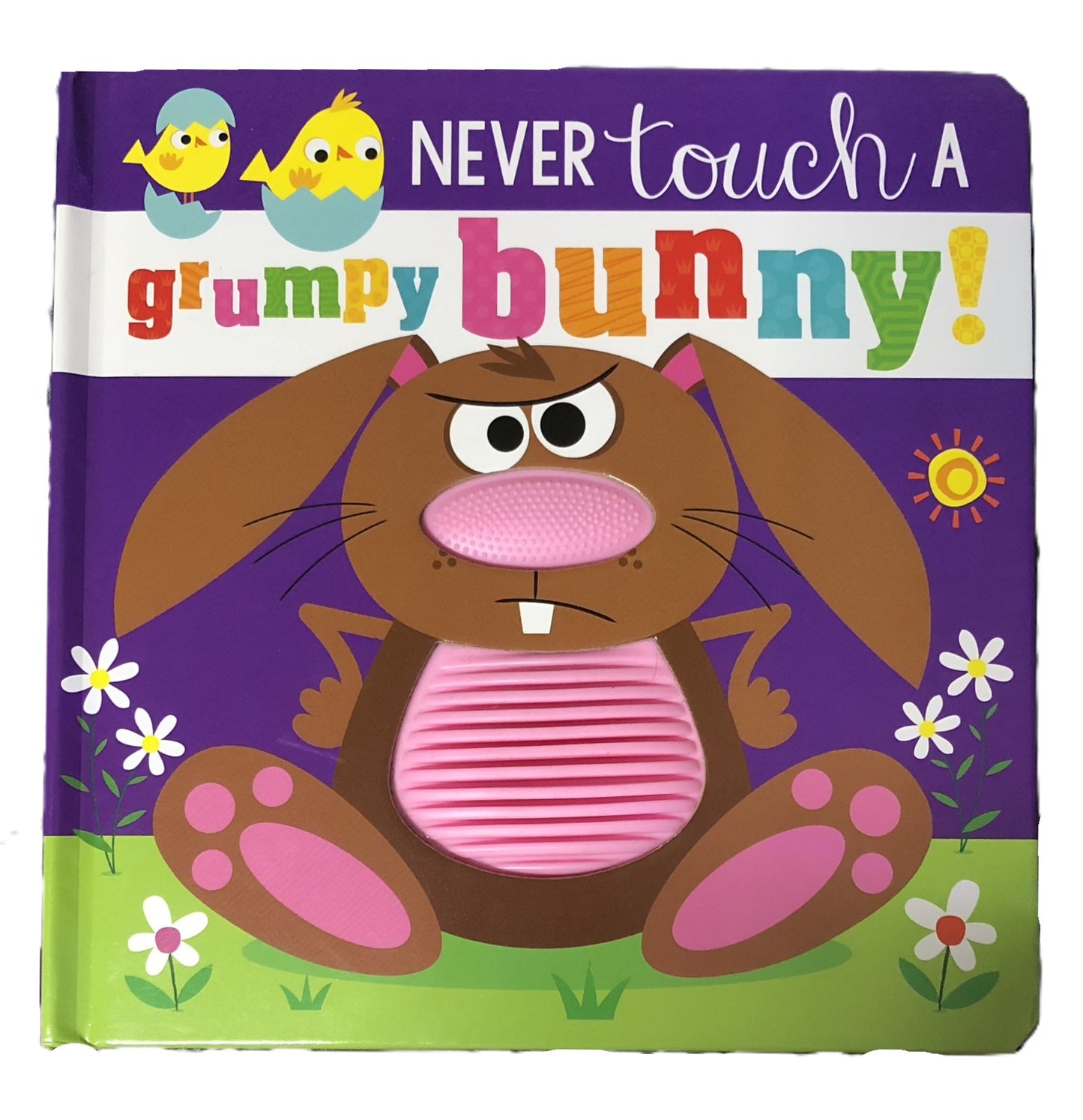 Never Touch a Grumpy Bunny! by Rosie Greening (Board Book, 2021)