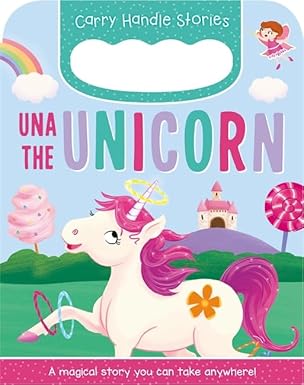 Una the Unicorn (Carry Handle Stories) by Amy Zhing (Board Book, 2023)