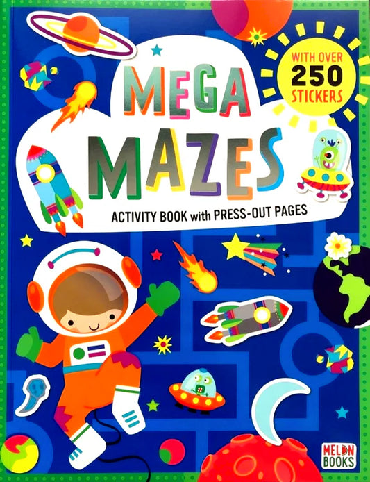 Mega Mazes Activity Book With Press-Out Pages Paperback