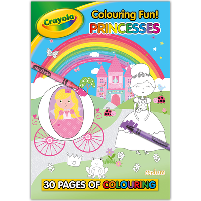 Crayola Colouring Fun! Princesses (Paperback, 2023)