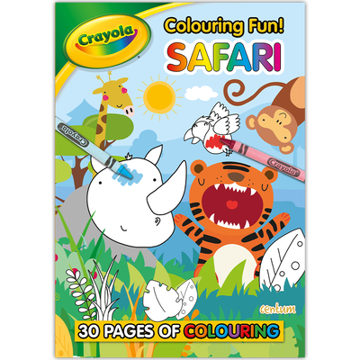 Crayola Colouring Fun! Safari (Paperback, 2024)