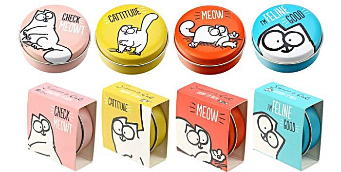 Simon's Cat Lip Balm 4 Pack