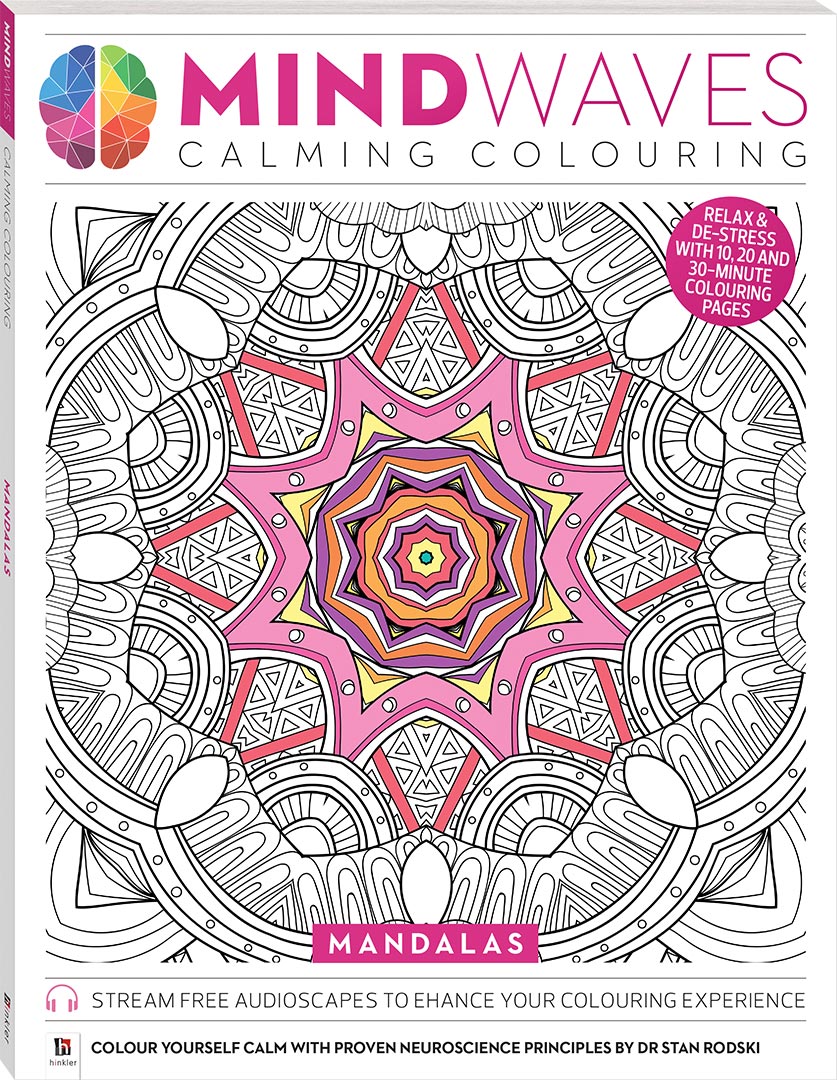 Mindwaves Calming Colouring: Mandalasage: Adultby Paperback by Stan Rodski