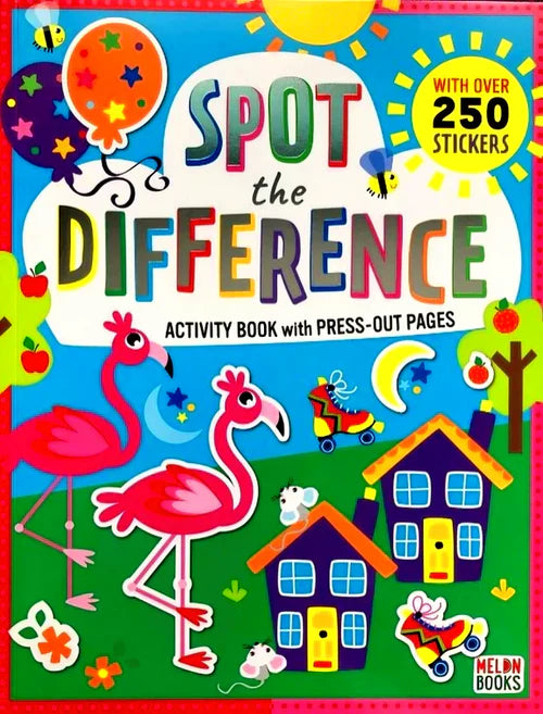 Spot The Difference Activity Book With Press-Out Pages Paperback