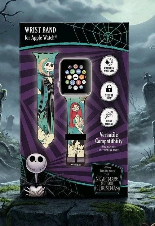 Disney The Nightmare Before Christmas Wrist Band for Apple Watch