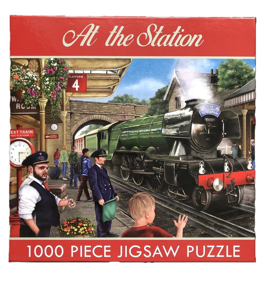Gifted Stationary Company - At The Station - 1000pc Jigsaw
