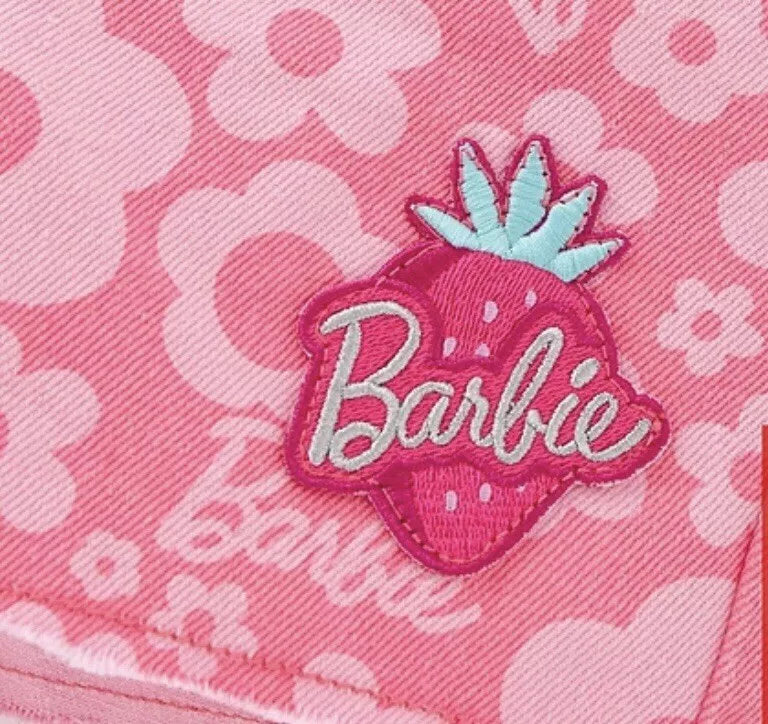Barbie All Over Laser Denim Pink Shorts