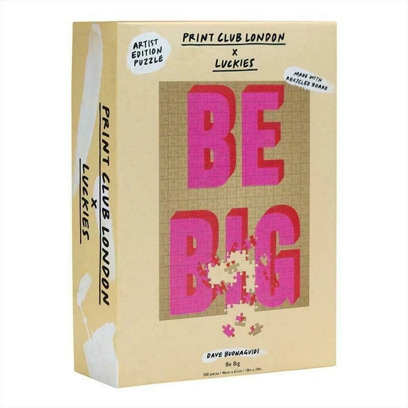 Print Club London x Luckies Be Big Jigsaw 500 Pieces