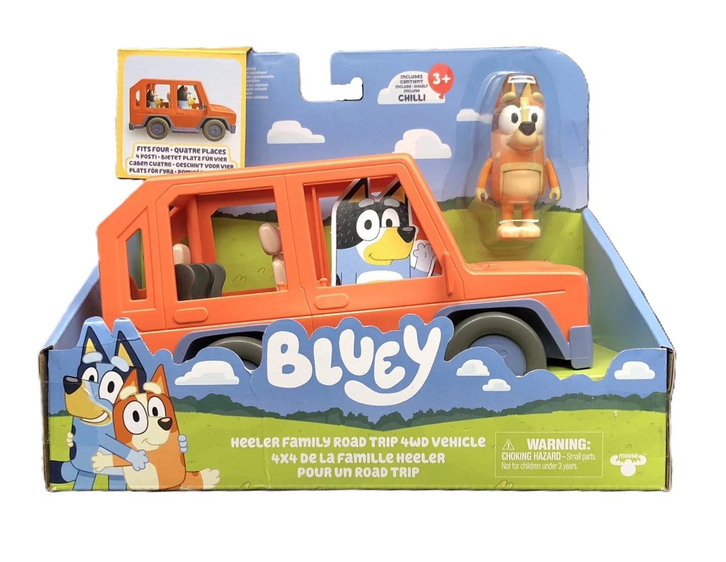 Bluey Heeler Family Road Trip 4WD Vehicle