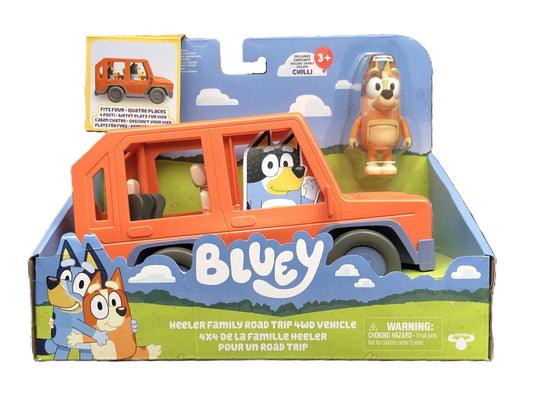 Bluey Heeler Family Road Trip 4WD Vehicle