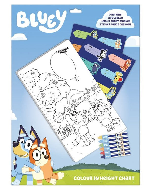 Bluey Colour In Height Chart