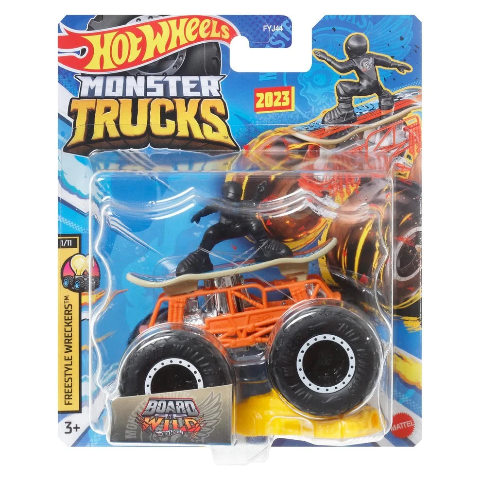 Hot Wheels Monster Trucks Board To Be Wild FYJ44