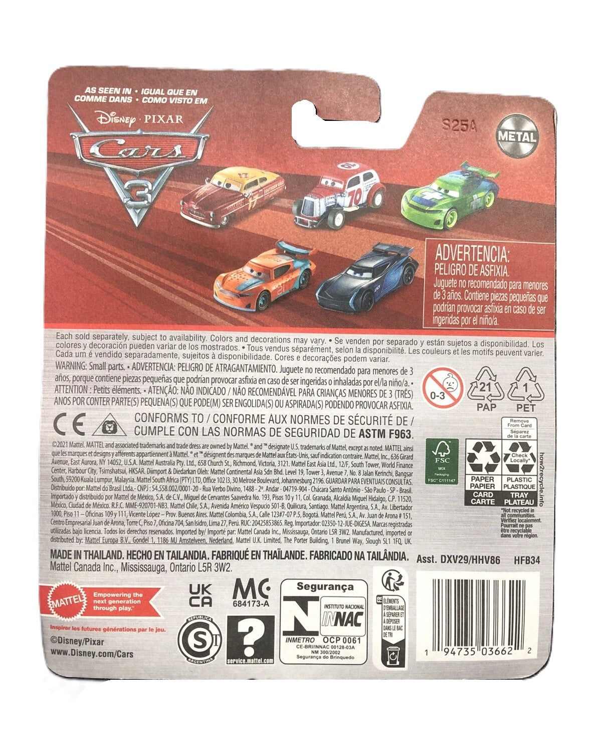 Disney Pixar Cars Braker Boggs HHV86