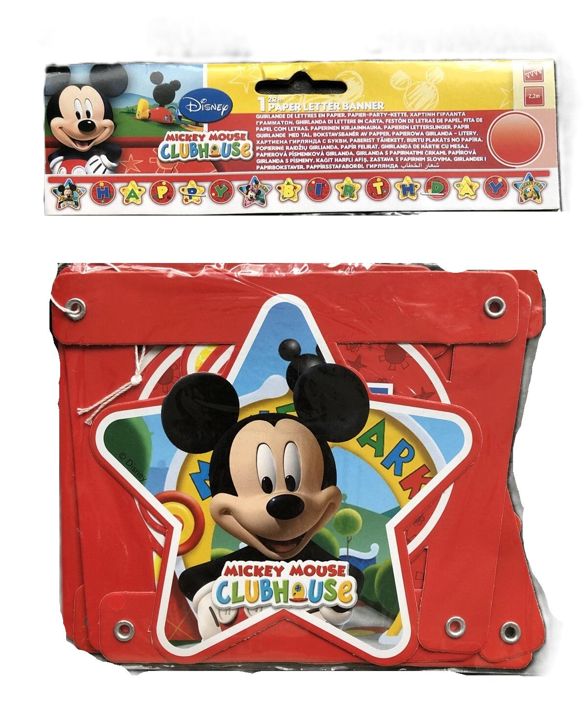 Habitat And Unbranded Birthday Banners Badges