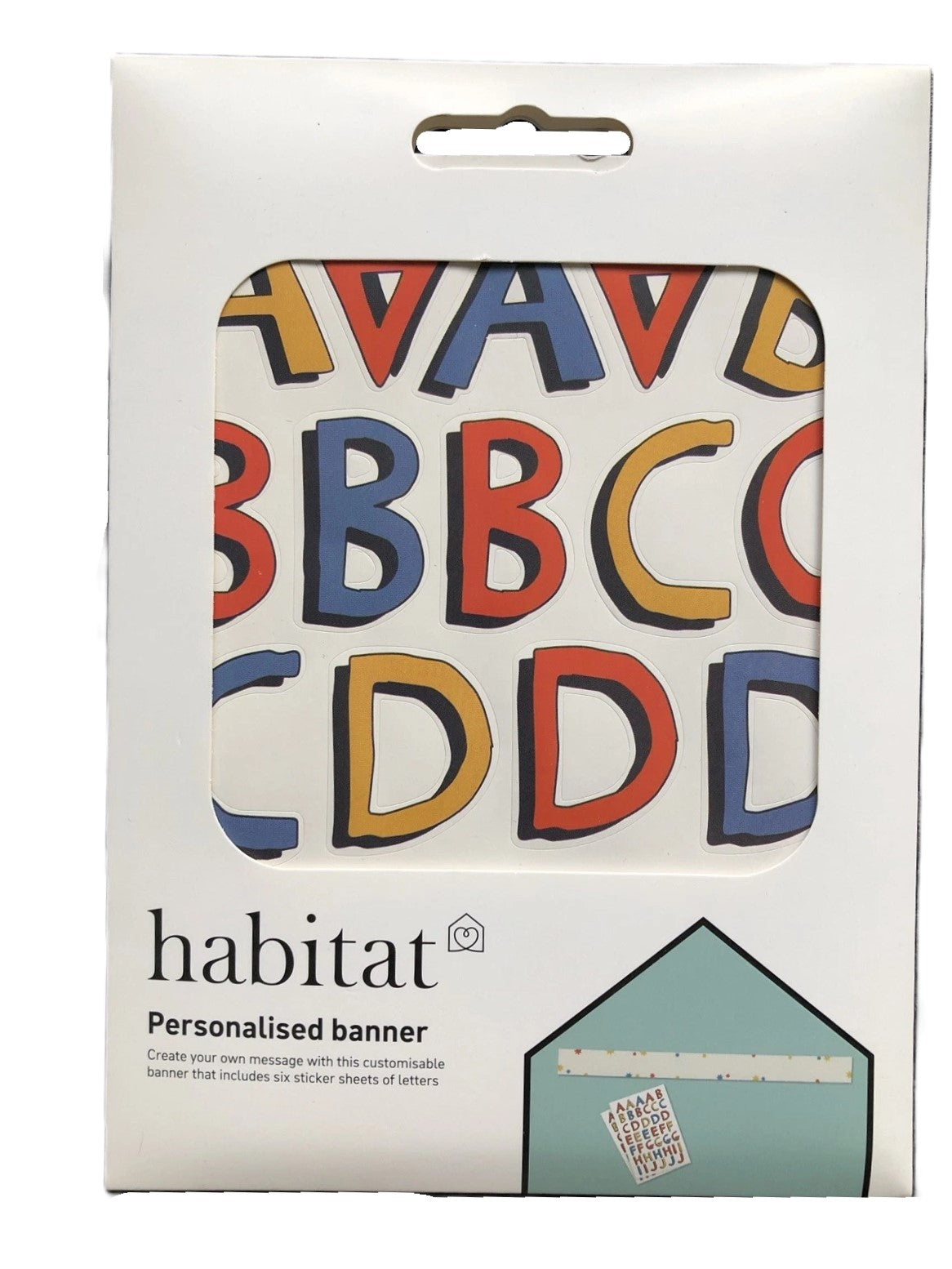 Habitat And Unbranded Birthday Banners Badges