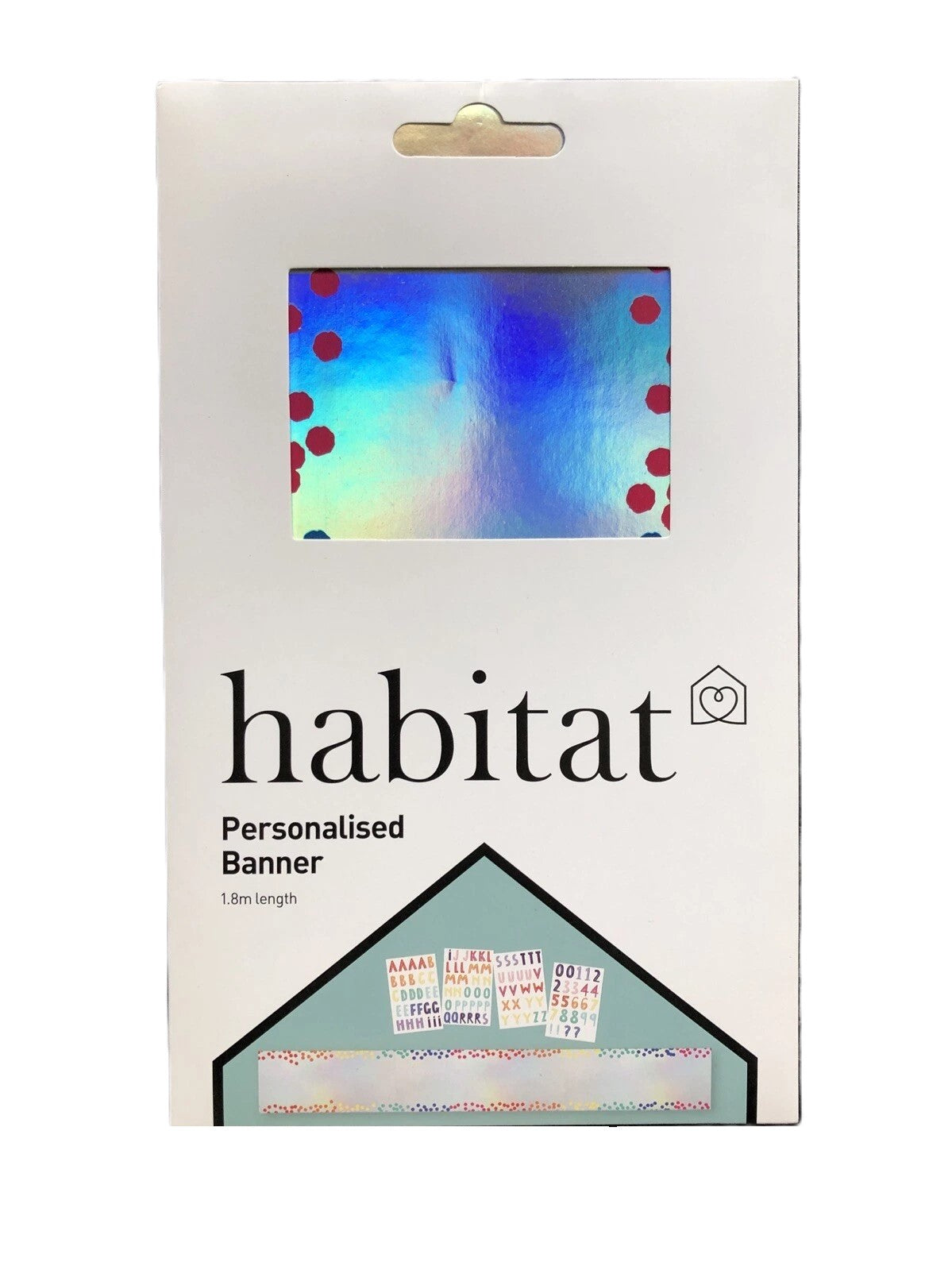 Habitat And Unbranded Birthday Banners Badges