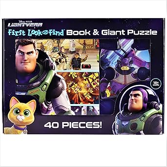 Buzz Lightyear Book & 40 Giant Puzzles