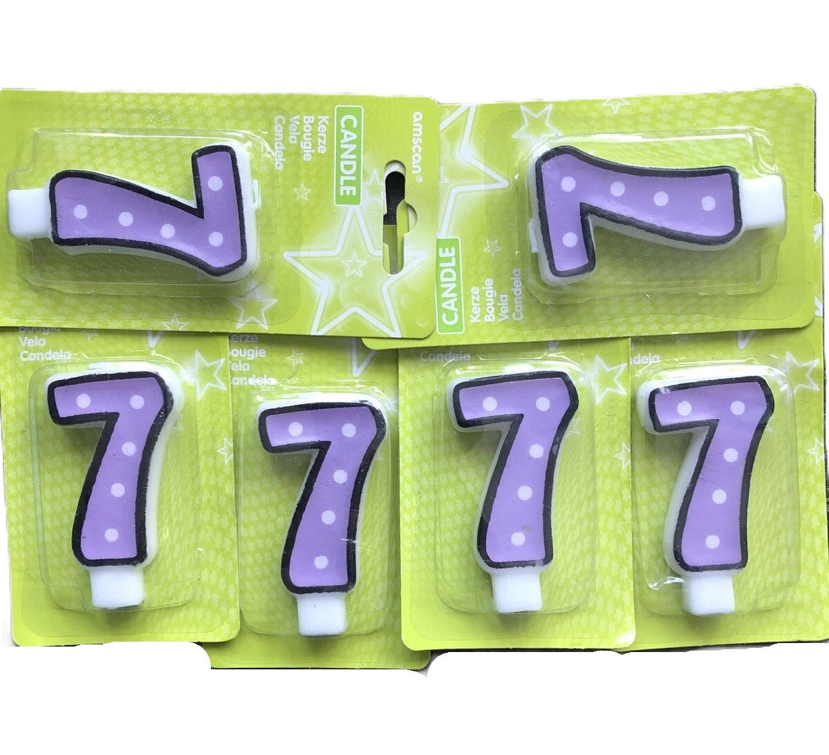 Habitat Birthday Cake Number Candle Lot 34 In Total