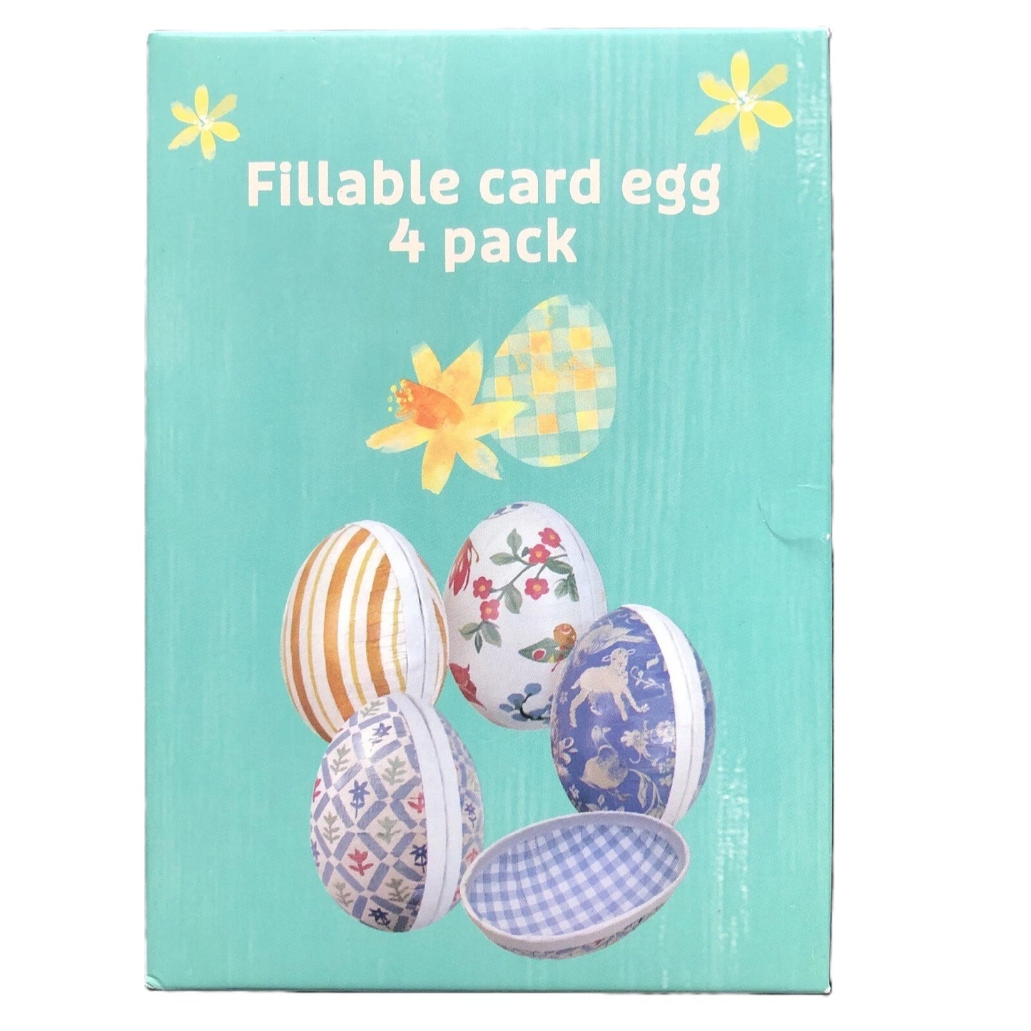 Home Fillable Card Egg Pack Of 4