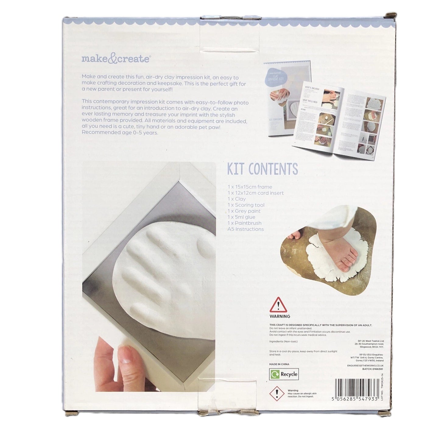 Make & Create Clay Imprint Kit