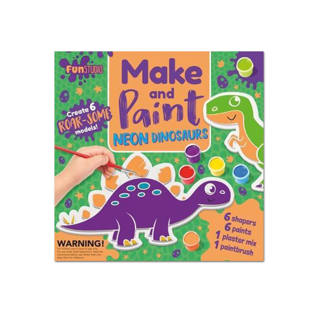 Make & Paint Neon Dinosaurs by Fun Studio