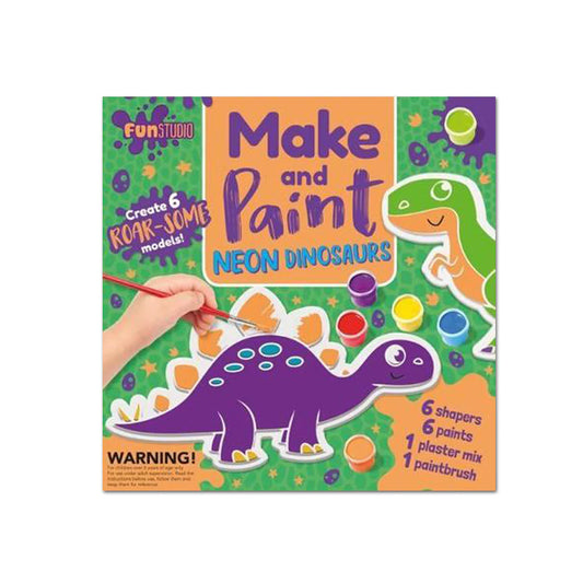 Make & Paint Neon Dinosaurs by Fun Studio