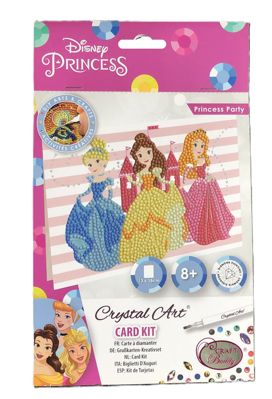Disney Princess Crystal Art Card Kit - Princess Party