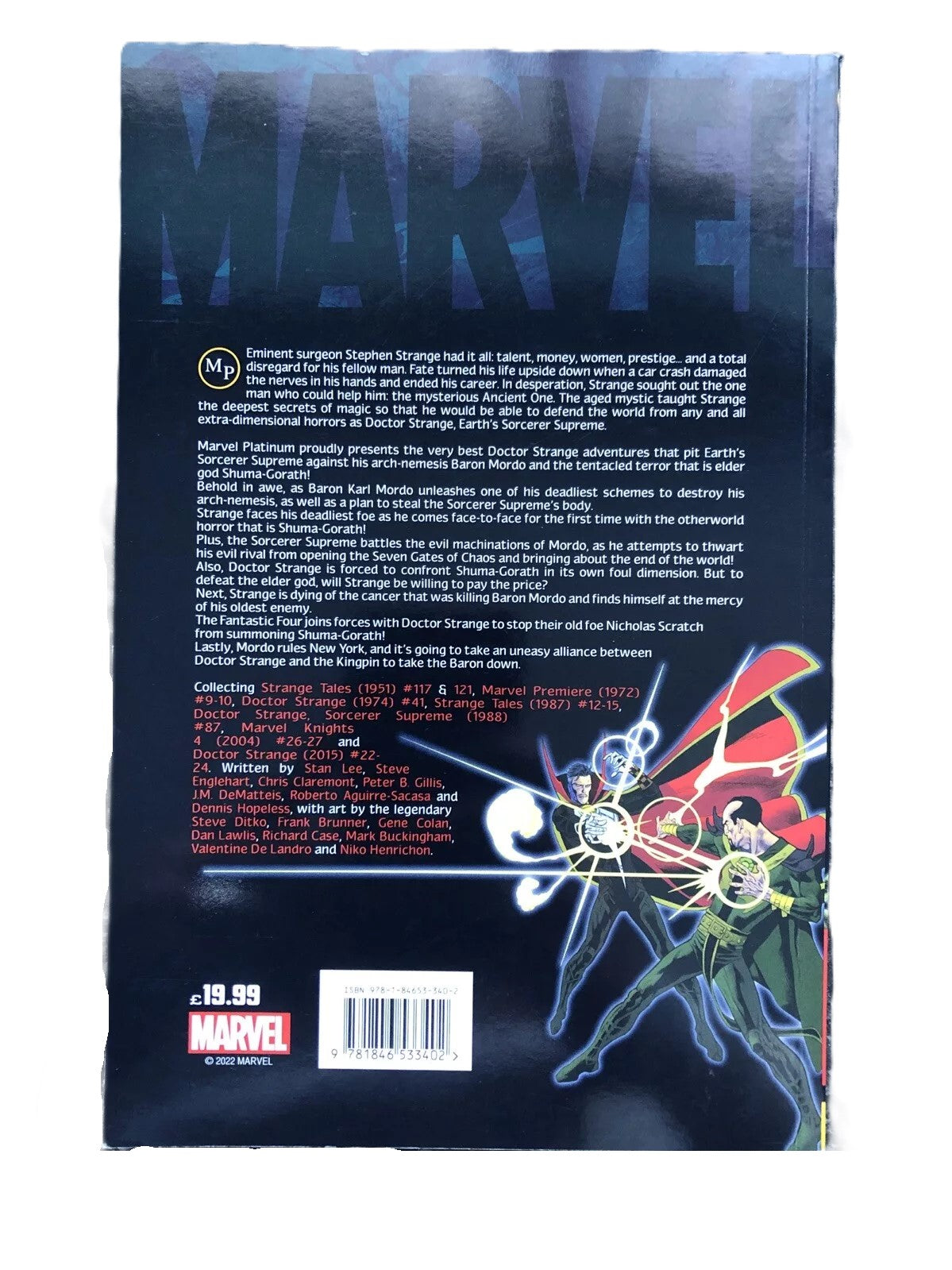 The Definitive Doctor Strange Reloaded GRAPHIC NOVEL Marvel Platinum Comics