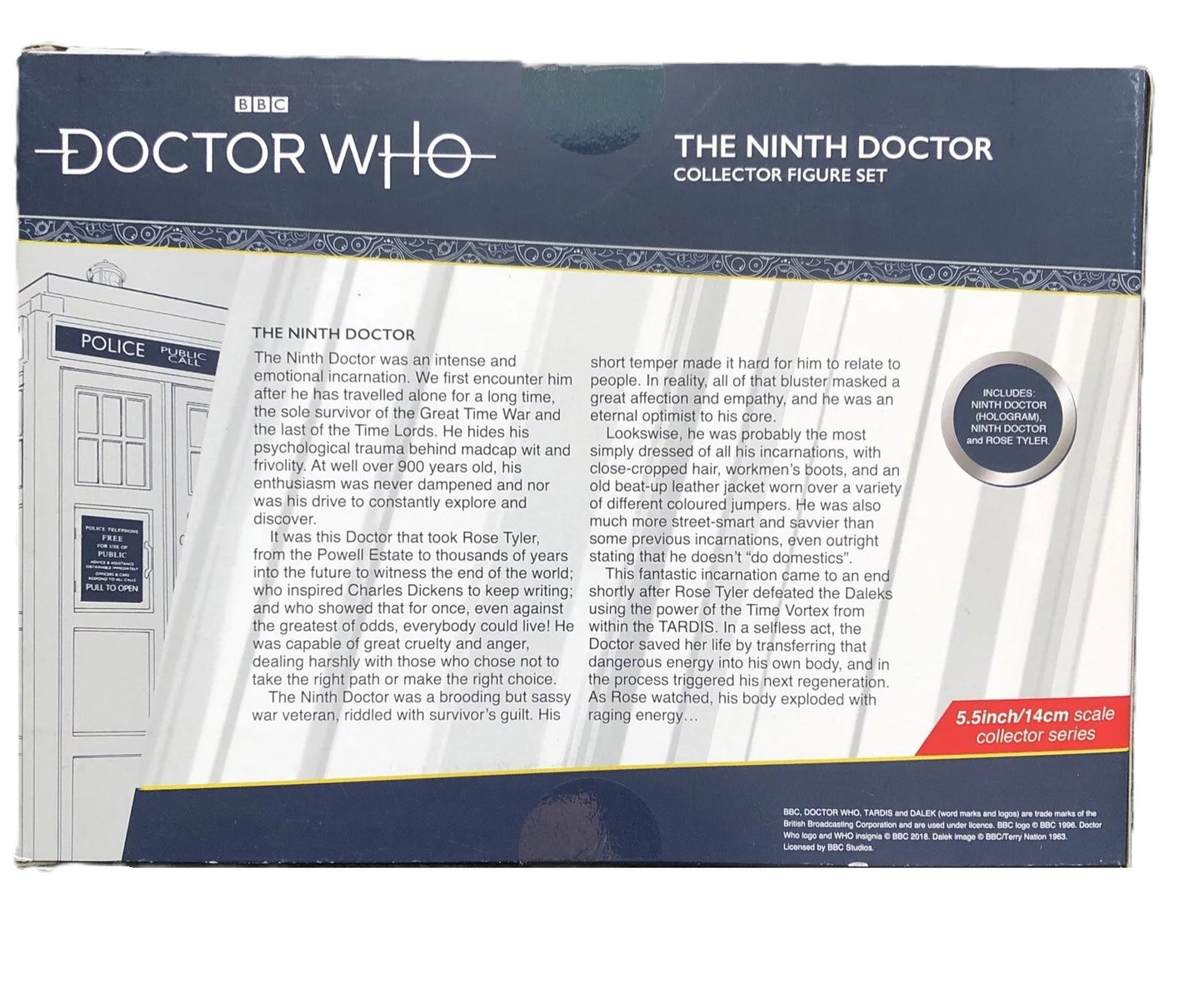 BBC Dr Who The Ninth Doctor Limited Edition Collector Figure Set